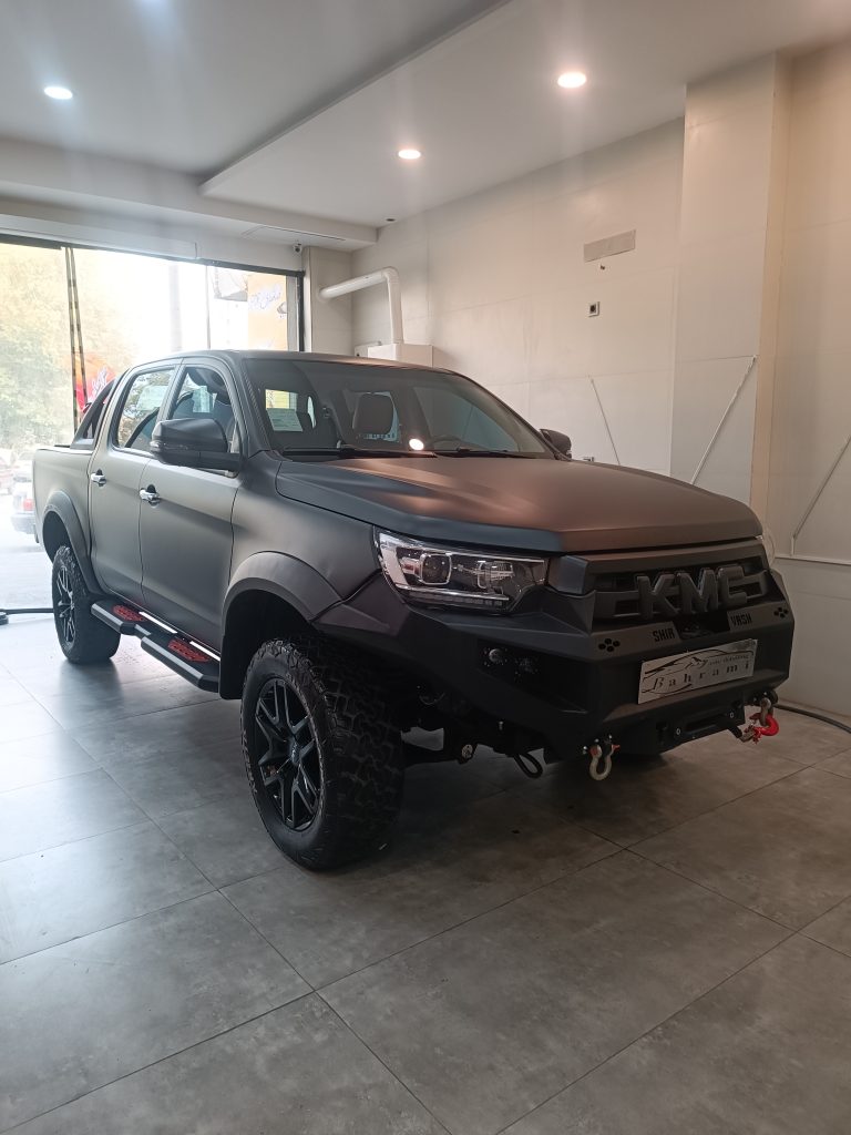 نمونه کاور رنگی PPF در اصفهان - دیتیلینگ خودرو بهرامی